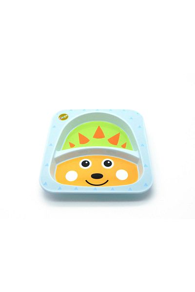 OOPS 2-Compartment Feeding Plate Hedgehog