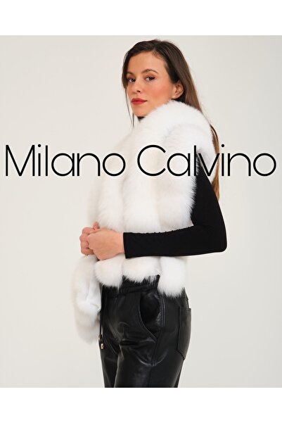 Milano Calvino Fur Shawl & Scarf (shadow)