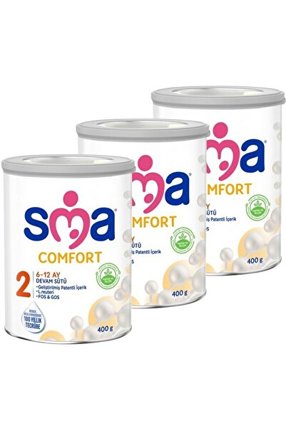 SMA 2 Bebek Devam Sütü Comfort 400 Gr X 3 Adet