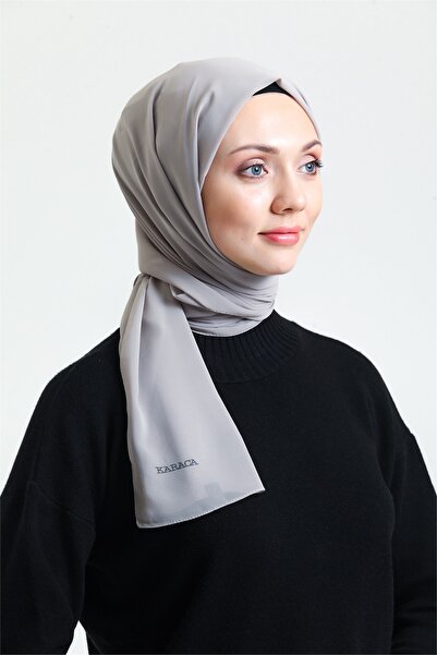 Karaca Eşarp Karaca Nano Krep Şal - Gri