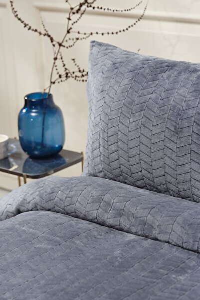 Karaca Home Indigo Çift Kişilik Wellsoft Yatak Örtüsü