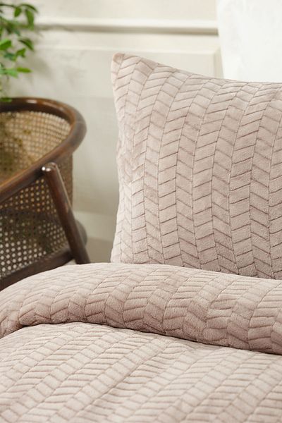 Karaca Home Rosie Beige Double Wellsoft Bedspread