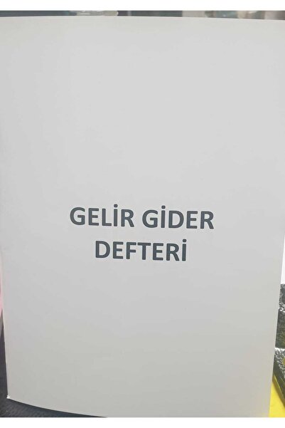Yeni Merhaba Yayıncılık Gelir Gider Defteri Sert Karton Kapak 50 Yaprak
