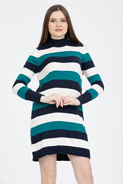 WOMENTİ Rose Striped Knitwear Sweater
