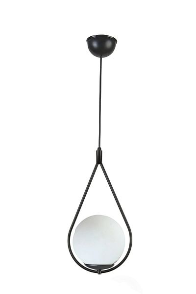Uçar Drop Glass Single Modern Hall Hall Living Room Entrance Single Chandelier