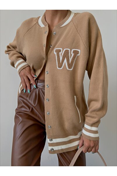erki triko Tricotaj pentru femei Cardigan colegiu