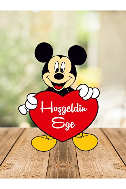 Melek Atölye 20 Adet Bebek Çocuk Resimli Doğum Günü Ahşap Magnet Mıknatıslı M...