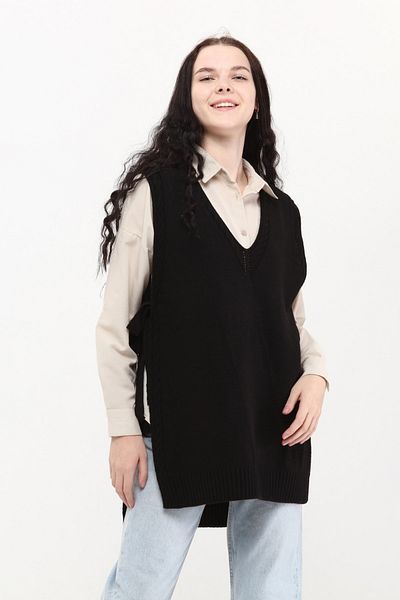 MA ananas Women's Black Knitwear Sweater