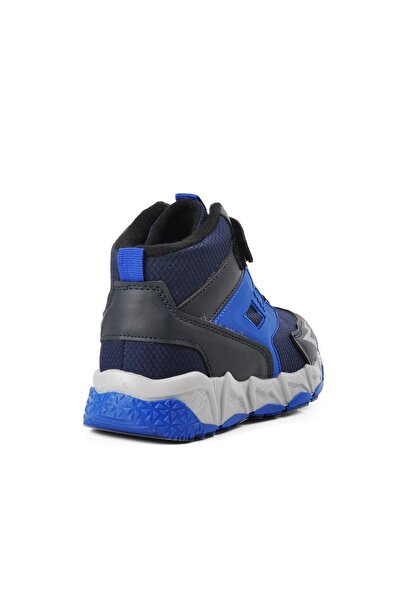 Aspor Παιδικές μπότες εξωτερικού χώρου Cool Mixs-f Navy Blue Water Repellent