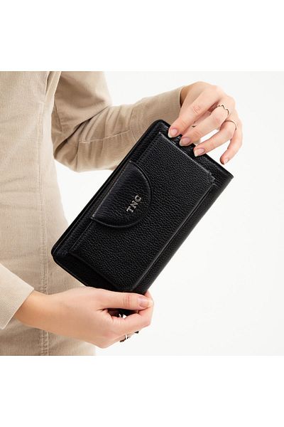 Tamer Tanca Women's Leather Casual Wallet, card holder, keychain 898 908 Bn Wallet Sk22/23