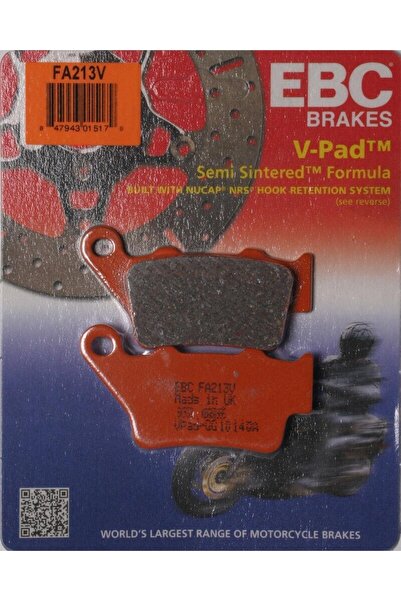 EBC Fa213v 2014-2022 Bajaj Pulsar Rs 200 Uyumlu Arka Fren Balatası Yarı Sinte...