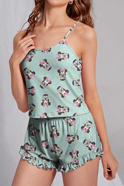 PEMBİŞ HOMEWEAR مجموعة شورت زيزيبو ميني سوبر سوفت 2206