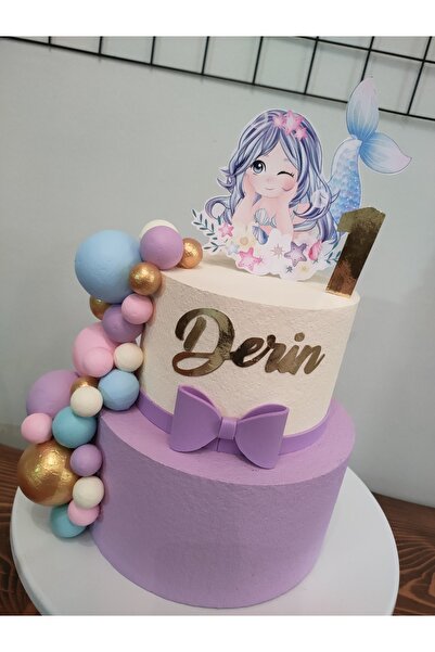 PartyMasalı Deniz Kızı Maket Pasta