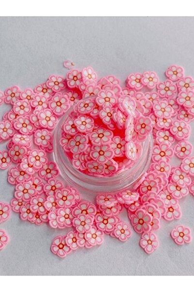 Sirius Hobi Epoksi Reçine Polimerlik Pink Flowers Çiçek Tırnak Makyaj Chunky Glitter 8 gr Hologramlı Sim 2x4gr