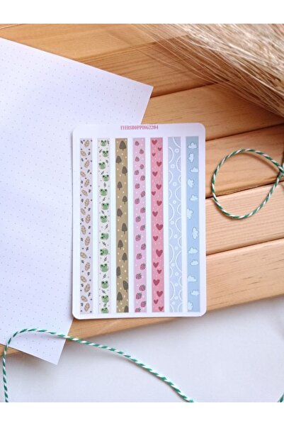 EyER Shoping Šarene nalepnice od washi trake