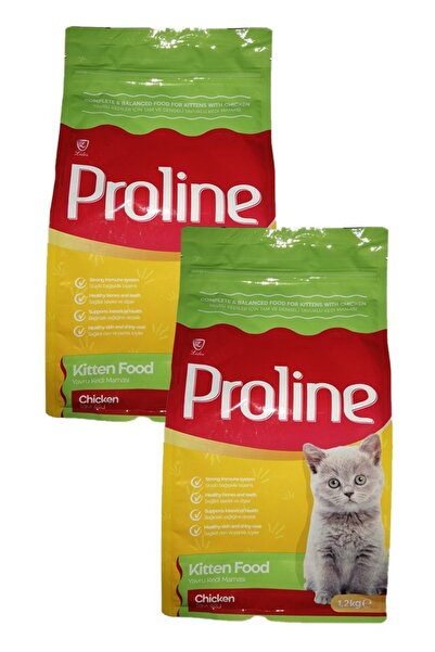 Pro Line Proline Yavru Kedi Maması Tavuklu 1200 gr X 2 Adet
