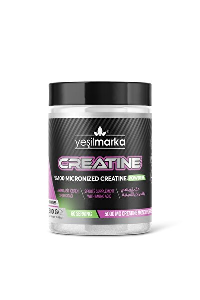 yeşilmarka Vegan Creatine 300 gr %100 Mikronize Kreatin Monohidrat