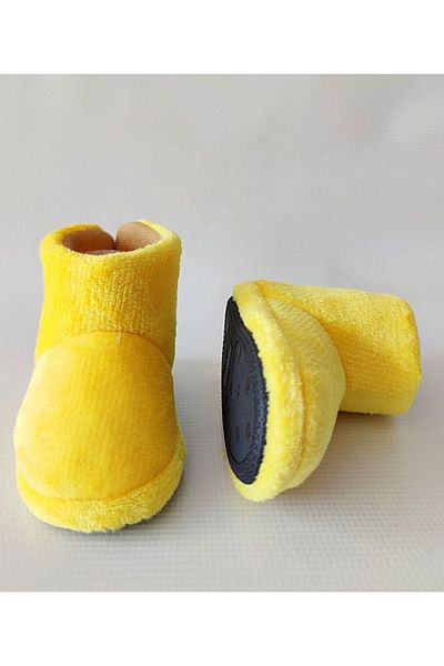Bebekmağazam Unisex Παιδικές κίτρινες παντόφλες