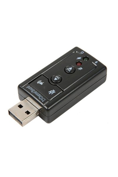 Derwell 2023 New 7.1 Sound Card - USB 2.0 Converter, Windows Xp 7 8 Mac Compatible Audio Set