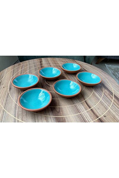 goffin Pottery Bowl Olive Bowl, Snack Bowl, Turkish Delight Bowl, Jam Bowl, Sauce Bowl, Colorful Glazed 6 Pieces