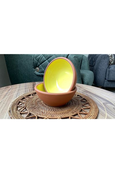 goffin 6-Piece Glazed Pottery Soup Bowl-ground-natural