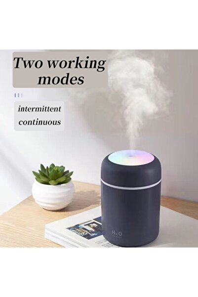 PST H2o Humidifier Hava Oda Araç Nemlendirici Buhar Makinesi (antrasit) Ulrasonik Hava Aroma Difüzörü