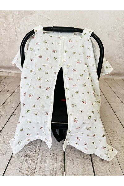 JUNİPERUS Fermuarlı Müslin Bezi Puset Örtüsü