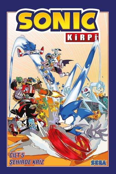 SEGA Kirpi Sonic Cilt 5 - Şehirde Kriz