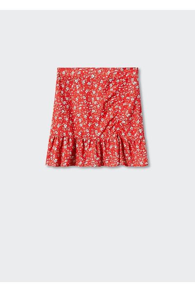 Mango Teen Red Skirt for Kids