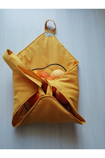 IŞIK Glass Tray Pot Carrying Bag Mustard
