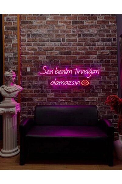Ahşap Yazılı Neon Led