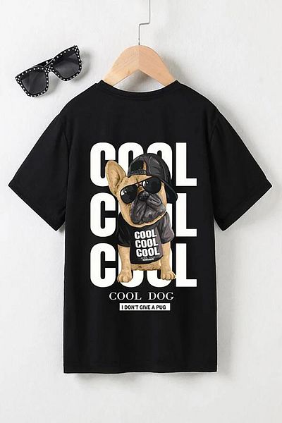 trendgar Μπλουζάκι με στάμπα Cool Bear 100/100 βαμβάκι