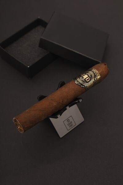 CigarFort Katlanır Puro Standı Sehpası - Deri Kılıflı
