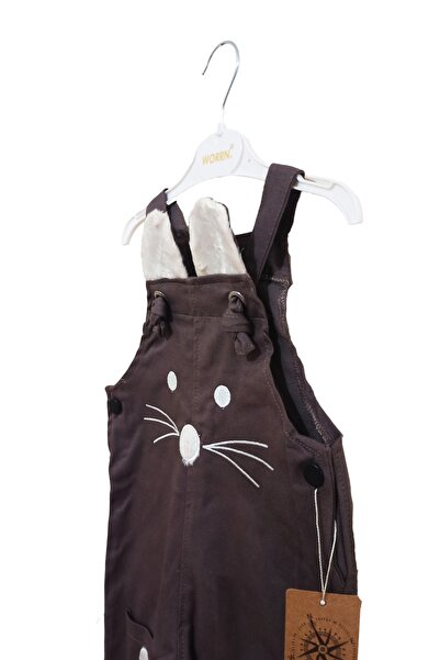 Pastelsnz Kedi Temalı Kız Çocuk Tulum