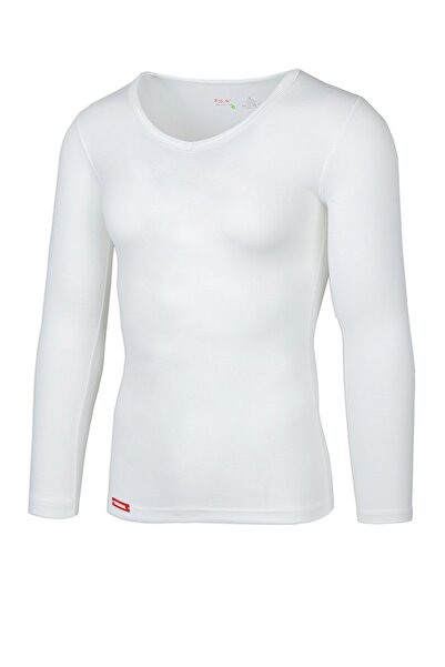 BSM Γυναικείο Viloft Μακρυμάνικο Σετ Κορμάκι με λαιμόκοψη V-Therma Underwear