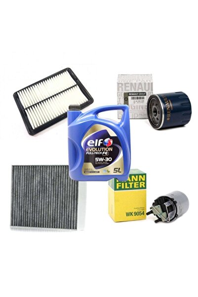 Genel Markalar Renault Kadjar 1.5 Dci Filtre Bakım Seti 2015-2020 Model 110 Bg Mazot MAAN