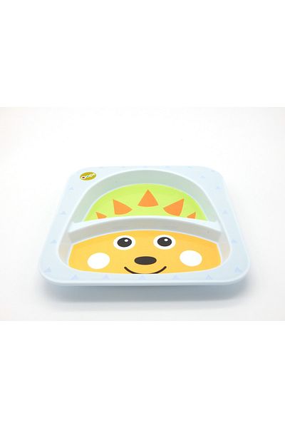 OOPS 2-Compartment Feeding Plate Hedgehog