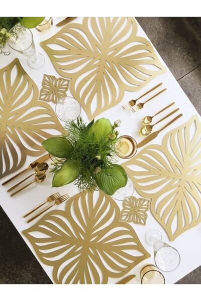 E CAN Amerikan Servisi Pleksi Gold Aynalı Supla 4 Adet