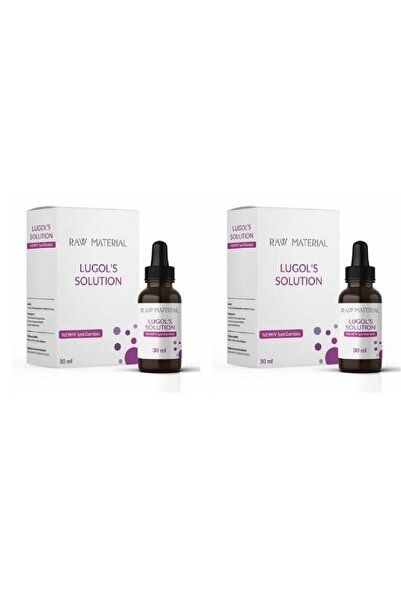 Raw Material Lugol's Solution Iyot %2 Damla 30 Ml X 2 Adet