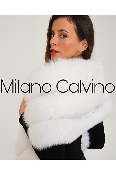 Milano Calvino Fur Shawl & Scarf (shadow)