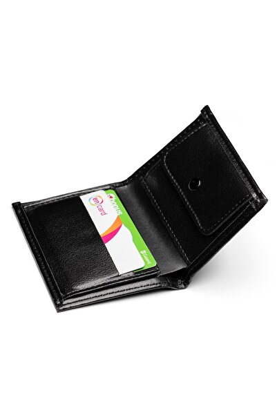 enderun Vegan Leather Black Color Wallet