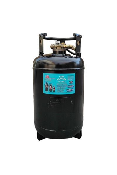 7A MÜHENDİSLİK Karavan Lpg Tankı 22 Litre Dikey Kollektörlü