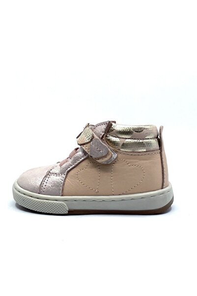 ELMA ŞEKERİ Deri Ve Ortopedik Taban Kız Ilk Adım Ayakkabısı