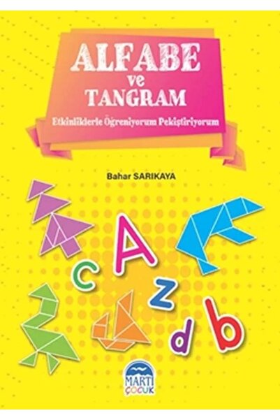 Martı Yayınları الأبجدية والتانجرام - أتعلم وأقوم بتجسيدها من خلال الأنشطة