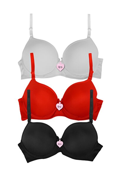 Women's Filled Underwire Micro 3-Piece Bra