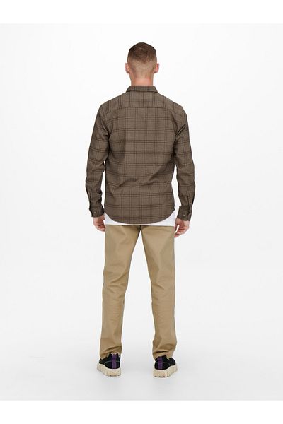 Only & Sons Еластична риза Onstıno Ls Check Reg