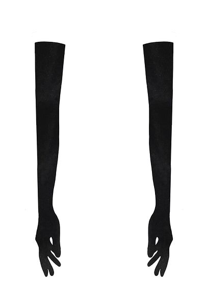 TARA COŞKUNTUNCEL Velvet Long Gloves