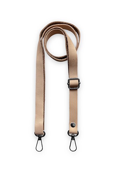 alfa tasarım atölyesi Λαβή τσάντας από γνήσιο δέρμα (120 cm - 1,5 cm) - Κόκκαλο