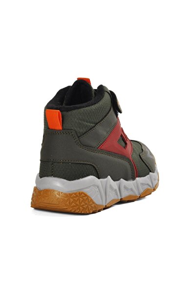 Aspor Cool Mixs-f Χακί Αδιάβροχο Velcro Παιδικά Μποτάκια εξωτερικού χώρου