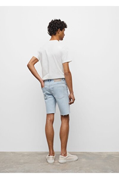 Mango Teen Dikişşsiz Denim Şort